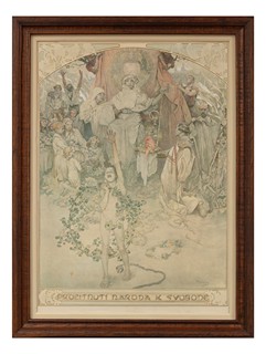 Alfons Mucha (1860 - 1939) - Procitnutí národa k svobodě