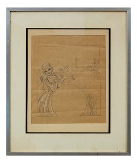 Alfons Mucha (1860 - 1939) - Dívka v kroji (návrh na reklamu)