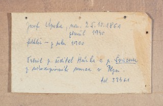 Joža Uprka (1861 - 1940) - Krojované děvče s pampeliškovým věnečkem