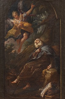 Anton Kern (1709 - 1747) - Svatý Antonín Abbás s andělem