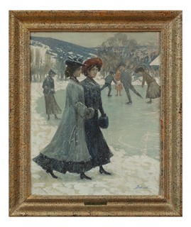 Josef Jelínek (1871 - 1945) - Na kluzišti