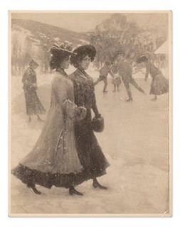 Josef Jelínek (1871 - 1945) - Na kluzišti
