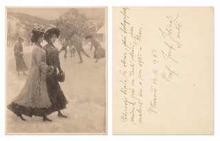 Josef Jelínek (1871 - 1945) - Na kluzišti
