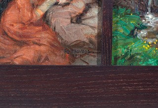 Alois Kalvoda (1875 - 1934) - Alegorický triptych lásky (Mládí / Žal / Touha)