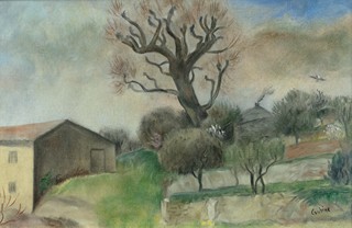 Otakar Kubín (1883 - 1969) - Venkovská usedlost v Provence