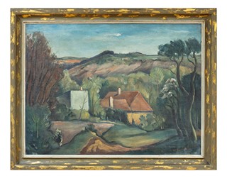 Oldřich Koníček (1886 - 1932) - Domek v Roztokách