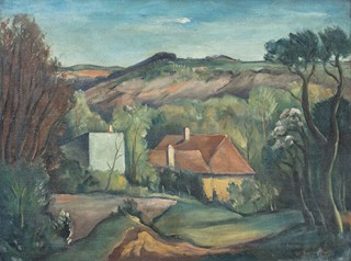 Oldřich Koníček (1886 - 1932) - Domek v Roztokách
