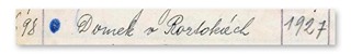 Oldřich Koníček (1886 - 1932) - Domek v Roztokách