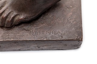 Břetislav Benda (1897 - 1983) - Dívka s tamburínou