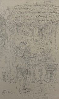 Josef Myslbek ml. (1884 - 1963) - Dva muži