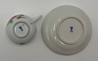 Míšeňský porcelán - Šálek s podšálkem