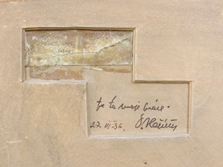 Oldřich Blažíček - V polích olejová skica