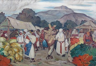 Martin Benka - Na trhu pod horami