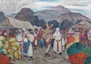 Martin Benka - Na trhu pod horami