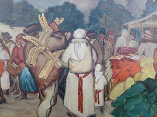 Martin Benka - Na trhu pod horami