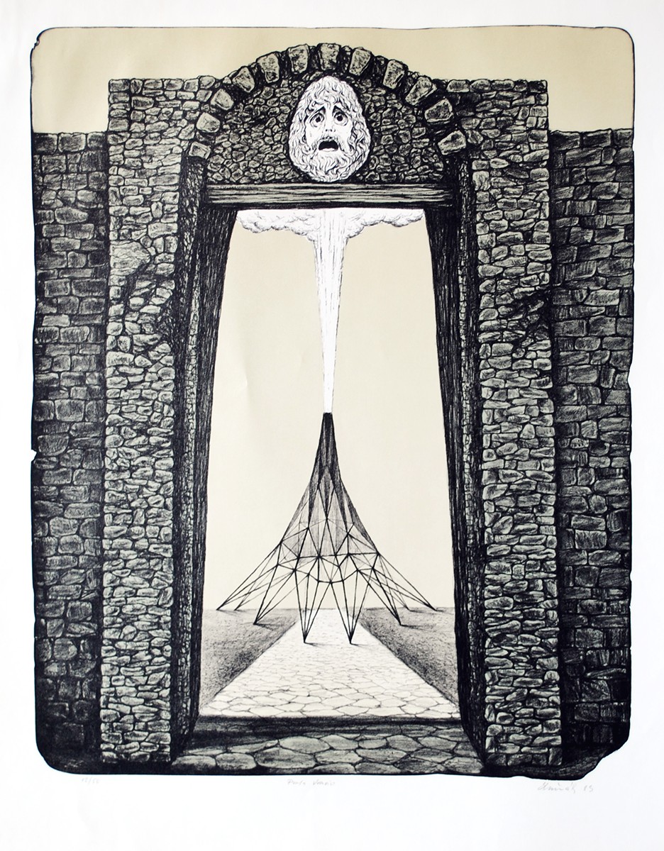 Hynek Luňák (1926 - 2014) - Porta Vesuvio (Cyklus Brány)