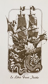 Karel Teissig (1925 - 2000) - Ex libris Frant. Jirásko