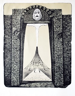 Hynek Luňák (1926 - 2014) - Porta Vesuvio (Cyklus Brány)