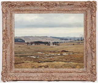 Josef Jambor (1887 - 1964) - Tání na Vysočině - velký formát!!!