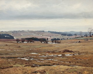 Josef Jambor (1887 - 1964) - Tání na Vysočině - velký formát!!!
