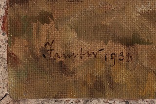 Josef Jambor (1887 - 1964) - Tání na Vysočině - velký formát!!!