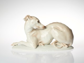 Velká figurka chrta - Rosenthal