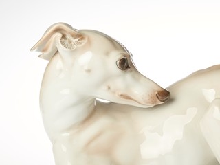 Velká figurka chrta - Rosenthal