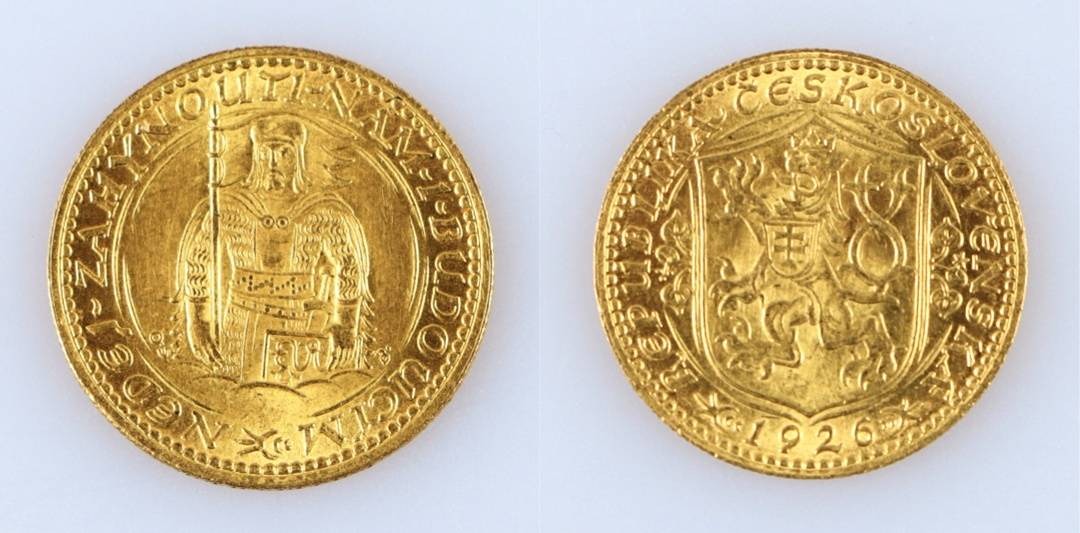 Zlatá mince: Svatováclavský dukát 1926