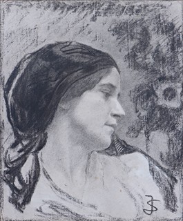 Jakub Schikaneder (1855 - 1924) - Dívky v šátku