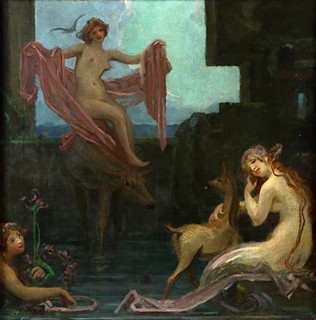 Maxmilián Pirner (1854 - 1924) - Rusalky