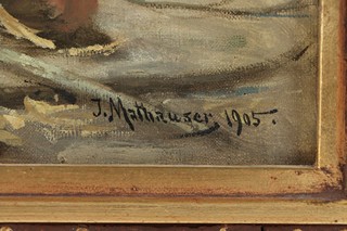 Josef Mathauser (1846 - 1917) - Upálení mistra Jana Husa