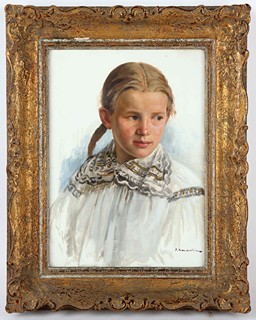 Josef (Joža) Koudelka (1877 - 1960) - Portrét dívky
