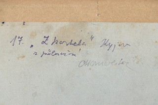 Otto Molitor (1889 - 1965) - Z kostela (Půlnoční v Kyjově)