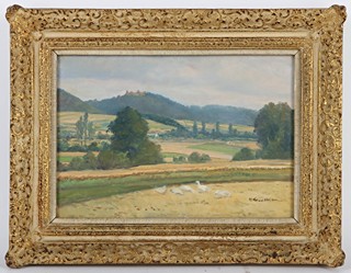 Josef (Joža) Koudelka (1877 - 1960) - Pohled na hrad Ronov