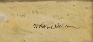 Josef (Joža) Koudelka (1877 - 1960) - Pohled na hrad Ronov