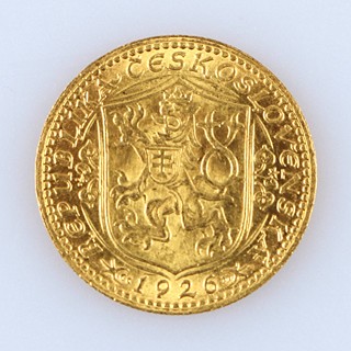 Zlatá mince: Svatováclavský dukát 1926
