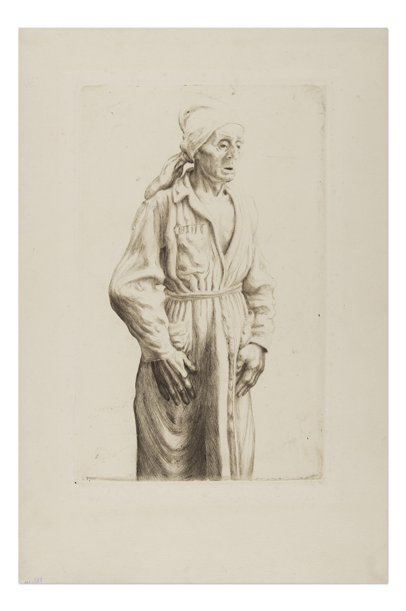Karel Myslbek (1874 - 1915) - Žena v šátku