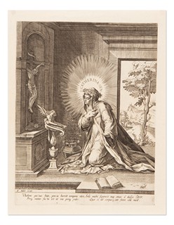 Jan Sadeler (1550 - 1600) - Svatá Kateřina Sienská