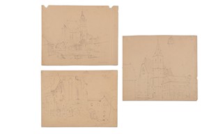Eduard Herold (1820 - 1895) - Tři studie