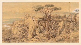 Bohumír František Zvěřina (1835 - 1908) - Skalnatá krajina