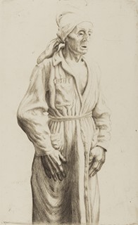 Karel Myslbek (1874 - 1915) - Žena v šátku