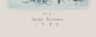 Karel Zeman (1949*) - Konvolut 9 grafický listů
