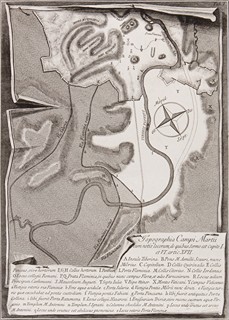 Giovanni Battista Piranesi (1720 - 1778) - Topographia Campi Martii