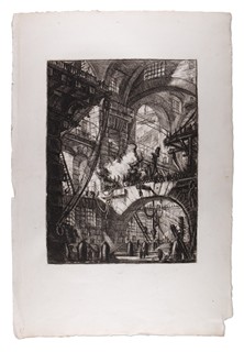 Giovanni Battista Piranesi (1720 - 1778) - Il fuoco fumante (velký list)