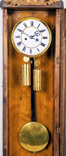 Hodiny 2 závaží  Gustav Becker