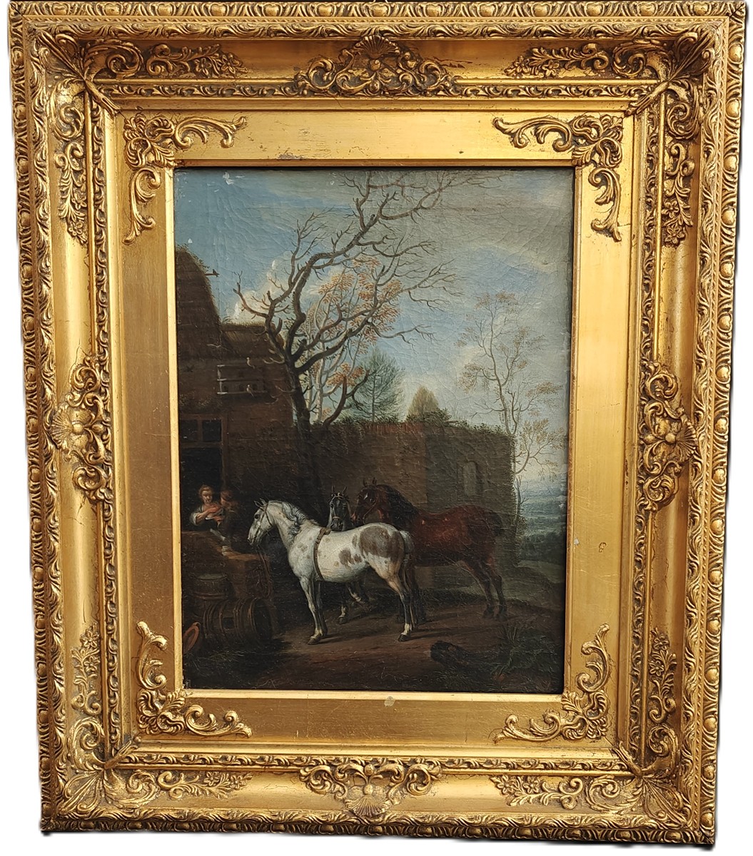 Dismar Degen, 1700 - 1753 - Odpočinek koní