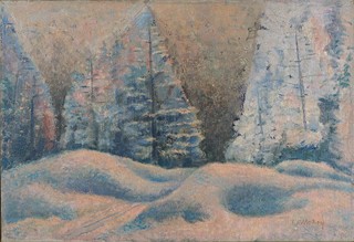 František Viktor Mokrý (1892 – 1975) - Zima v Brdech