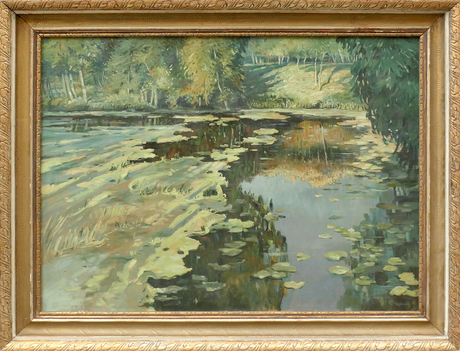 Václav Radimský (1867 - 1946) - Rybník s lekníny