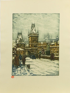 Emil Wänke (1901) - Malostranská Mostecká věž