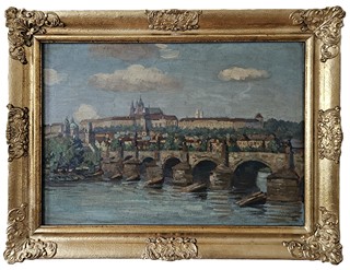 Josef Václav Barnet (1907 - 1990) - Karlův most